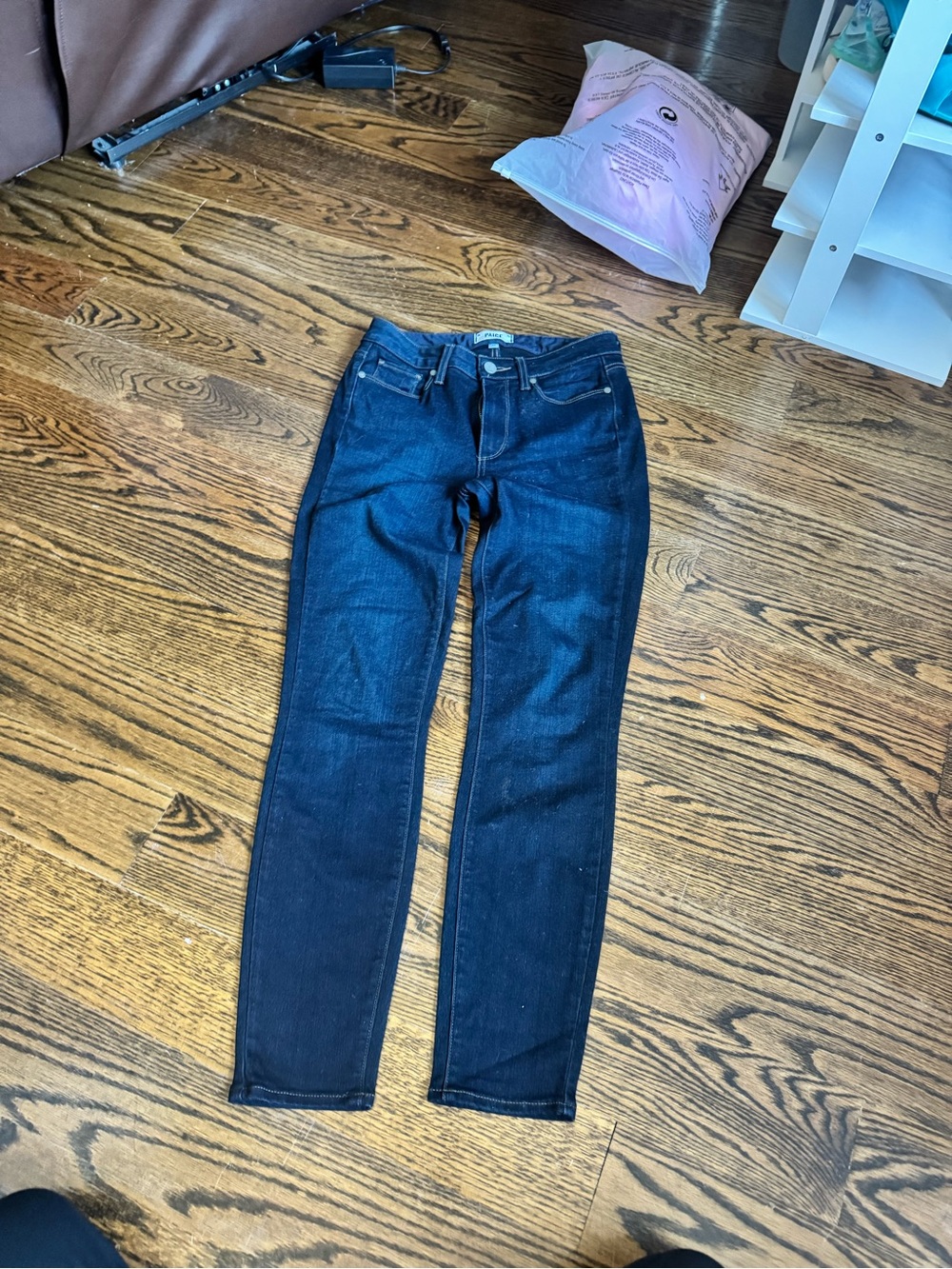 PAIGE Dark wash Skinny Jeans
